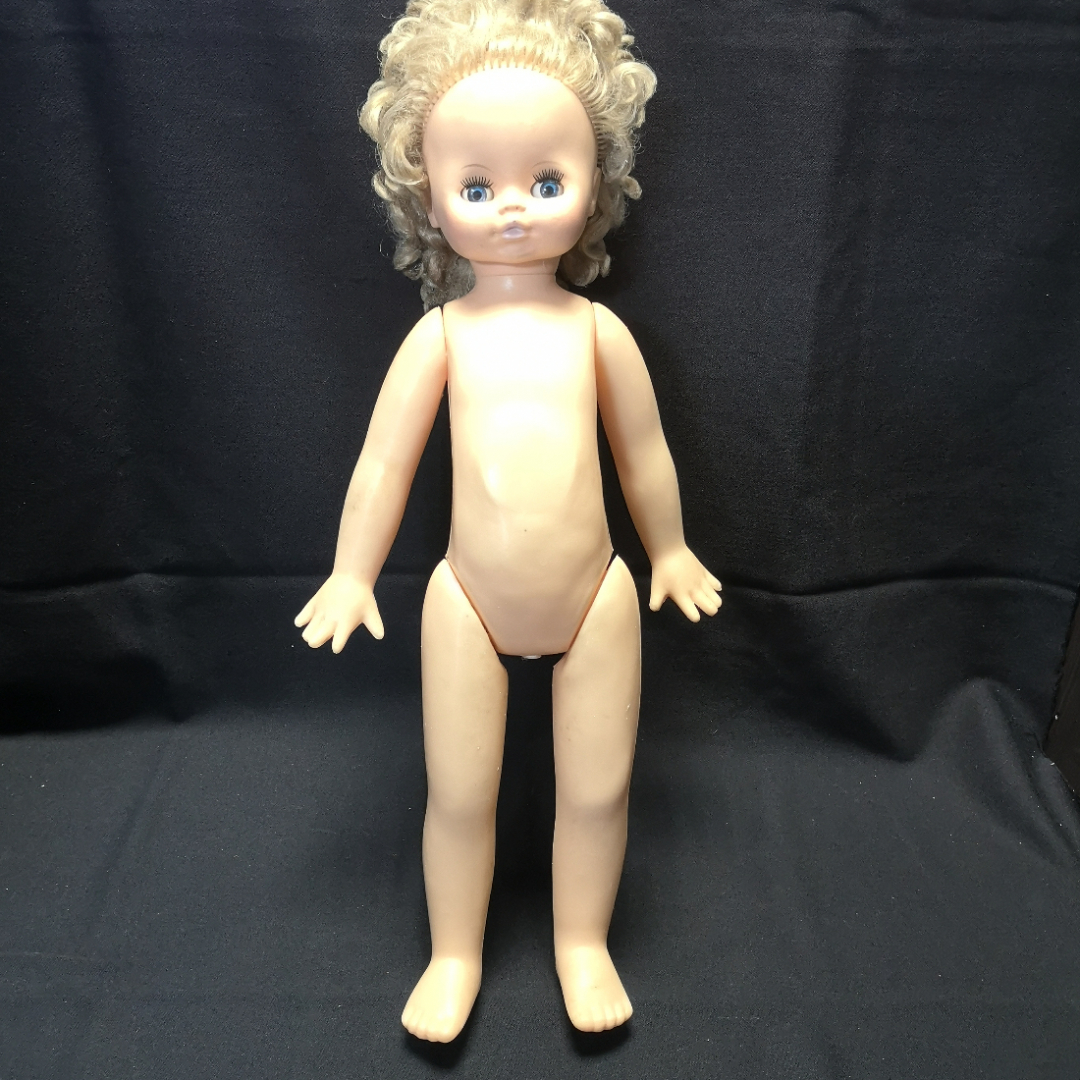 Кукла детская, резина, пластик, высота 55 см. ф-ка Весна . Картинка 1